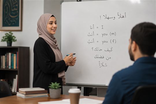 Online Arabic lesson